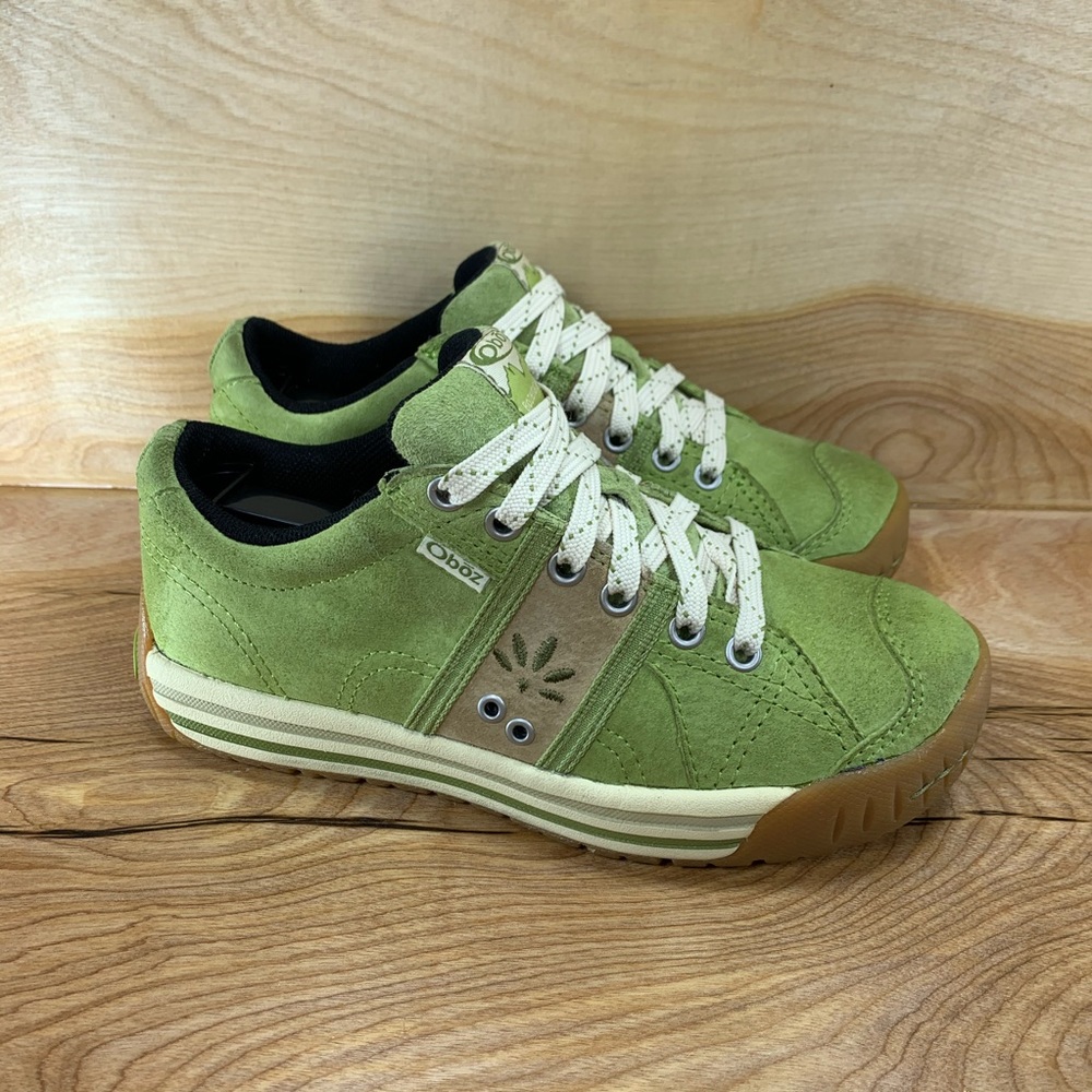 Oboz Green Suede Comfort Sneakers Size 6
